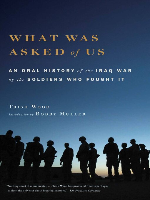 Title details for What Was Asked of Us by Bobby Muller - Available